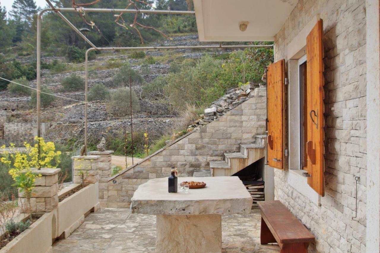 Villa Stiniva-Stone House Vela Luka Exterior foto